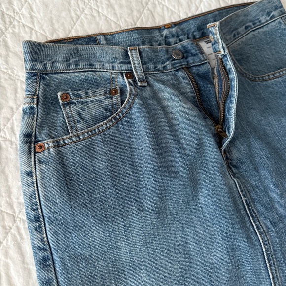Levi's Blue Denim Skirt - Picture 4 of 10